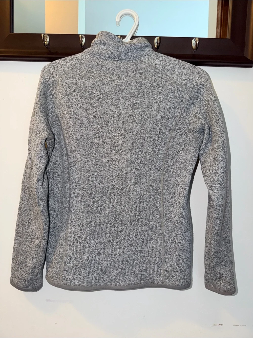 Patagonia Better Sweater Womens Gray Fleece Quarter Zip Size Small